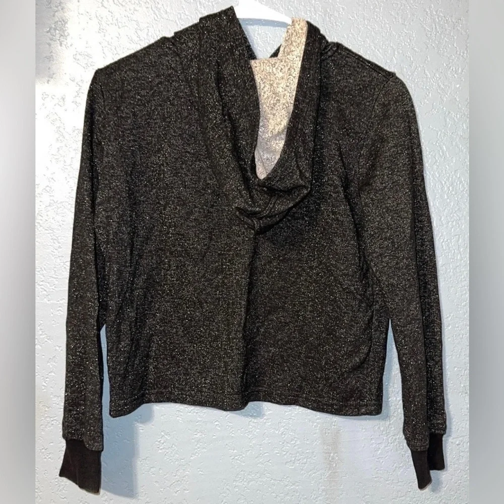 Converse Black Sparkle Crewneck Sweatshirt
